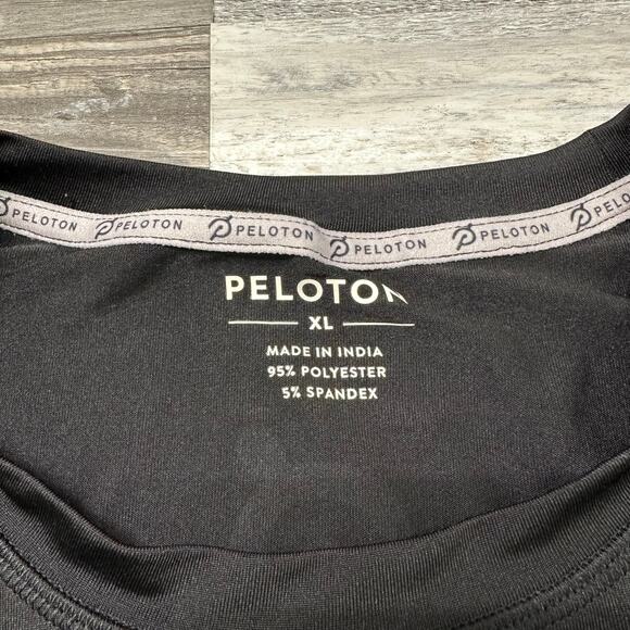 Peloton Century Club Reach 100 Workouts Milestones Black Mens XL Fitness T-Shirt - Picture 4 of 8